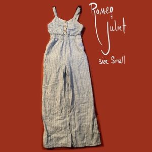 NWT Romeo and Juliet Couture Jumpsuit size SM
